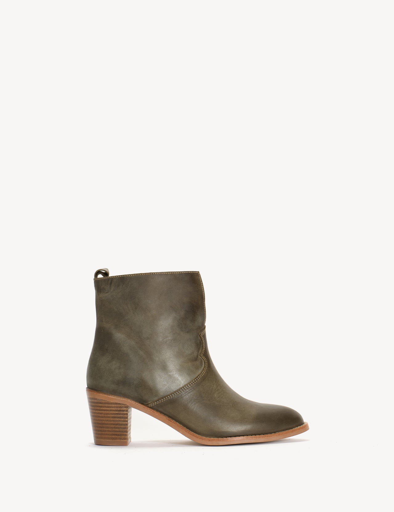 Brigitte Boot In Green Escovado Leather