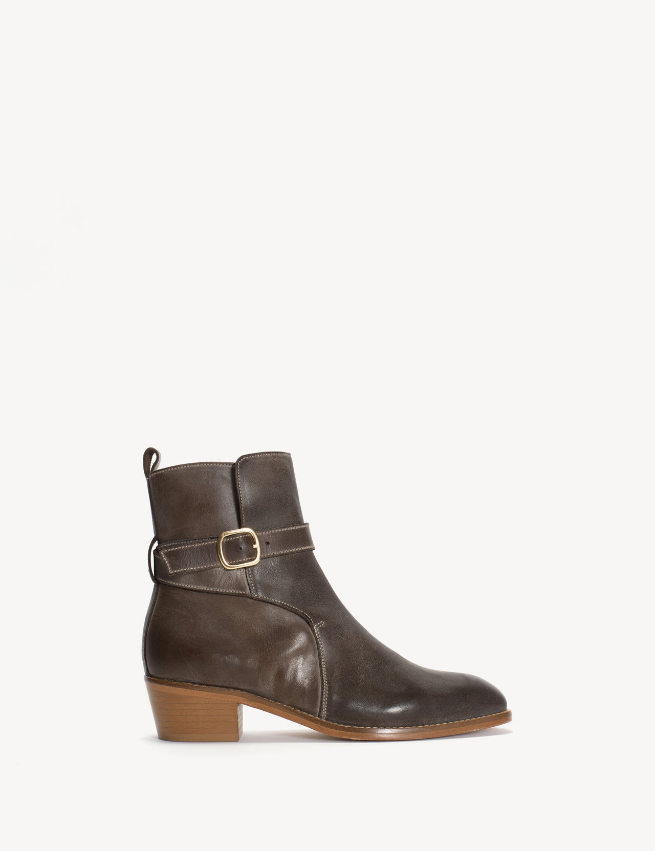 Celina Jodhpur Boot In Brown Escovado Leather