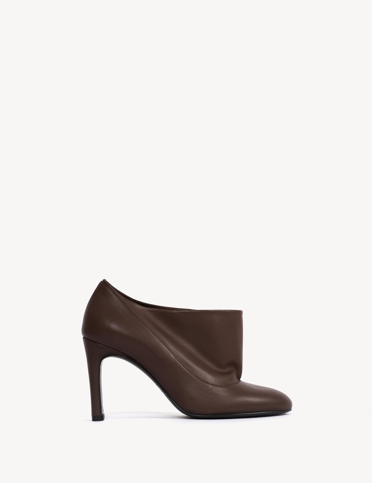 Lara Boots In Dark Brown Calfskin