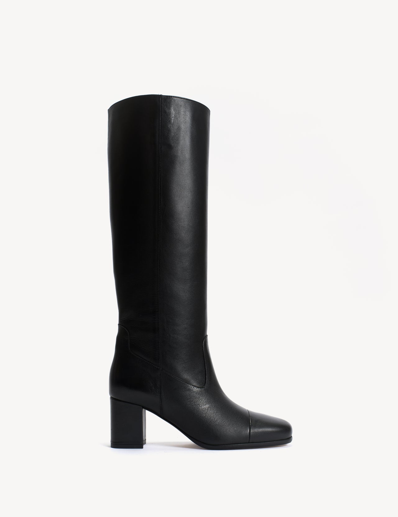 May Boot High In Black Calfskin