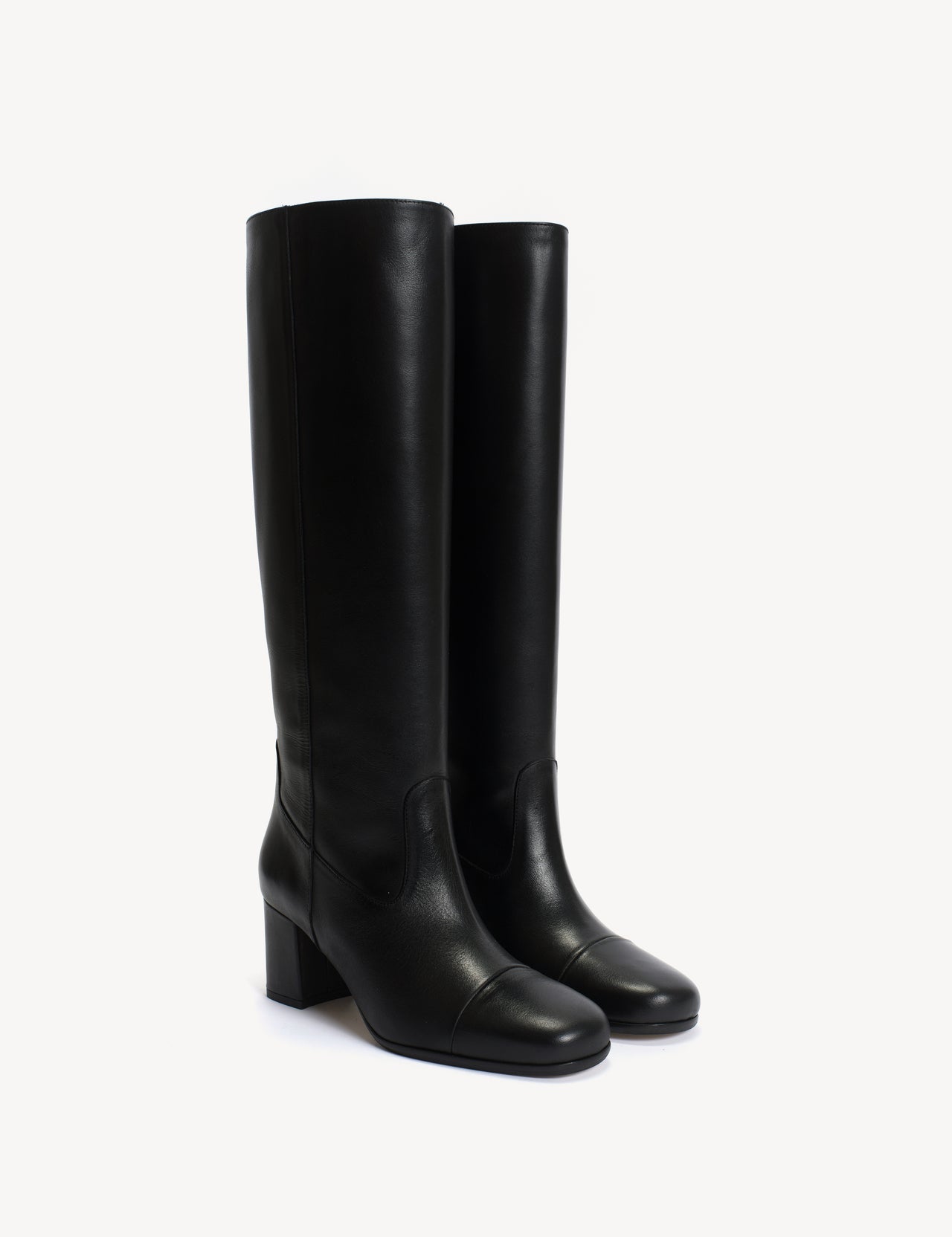 May Boot High In Black Calfskin