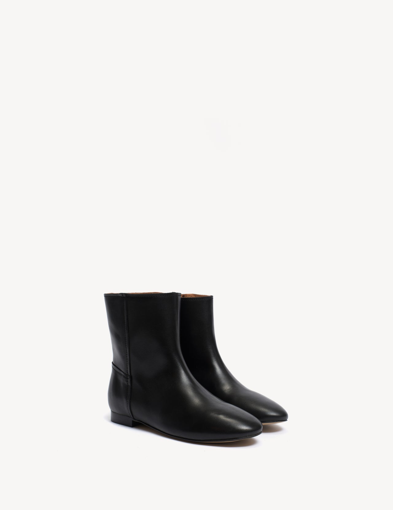 Nadine Boot In Black Calfskin