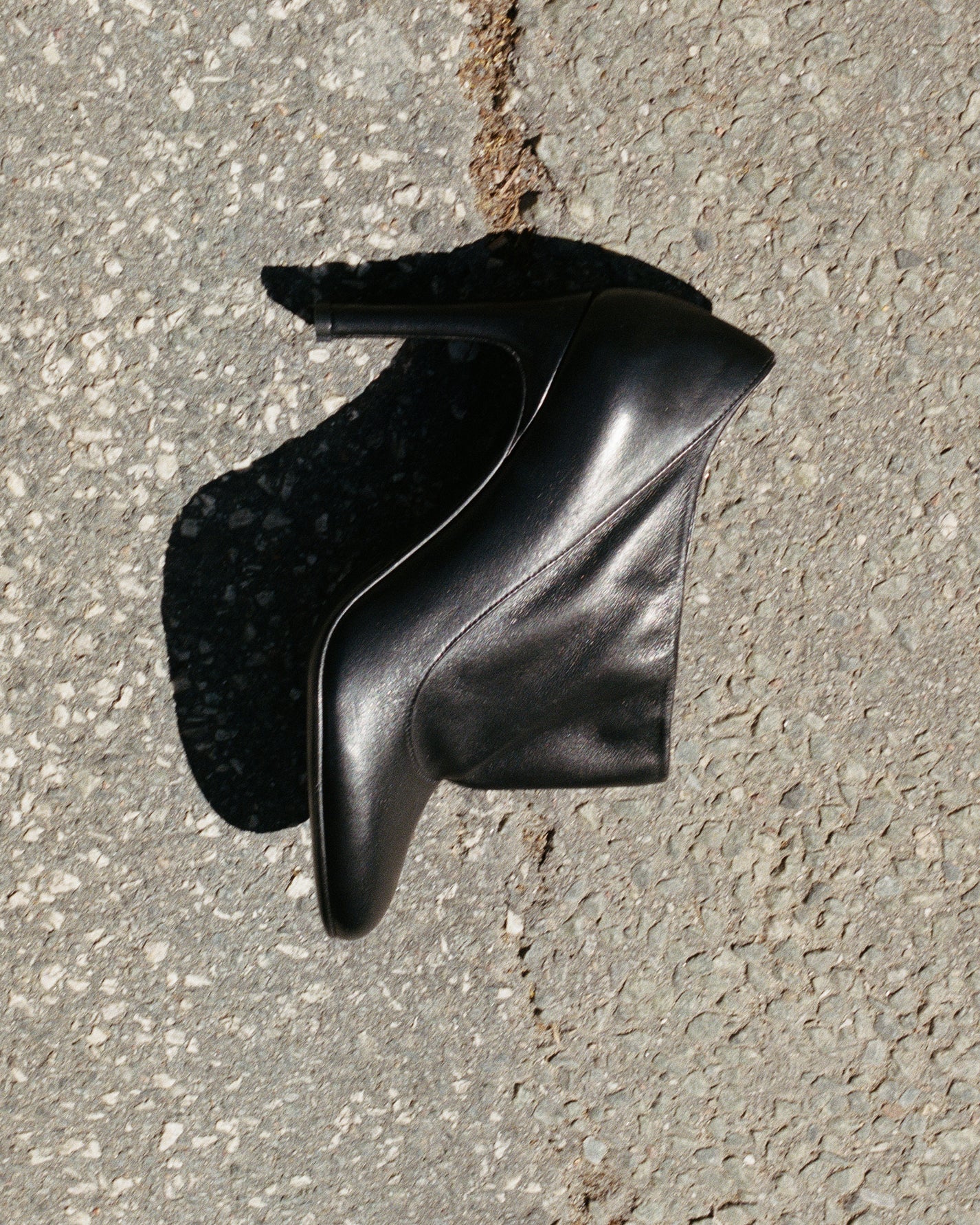 Lara Boots In Black Calfskin
