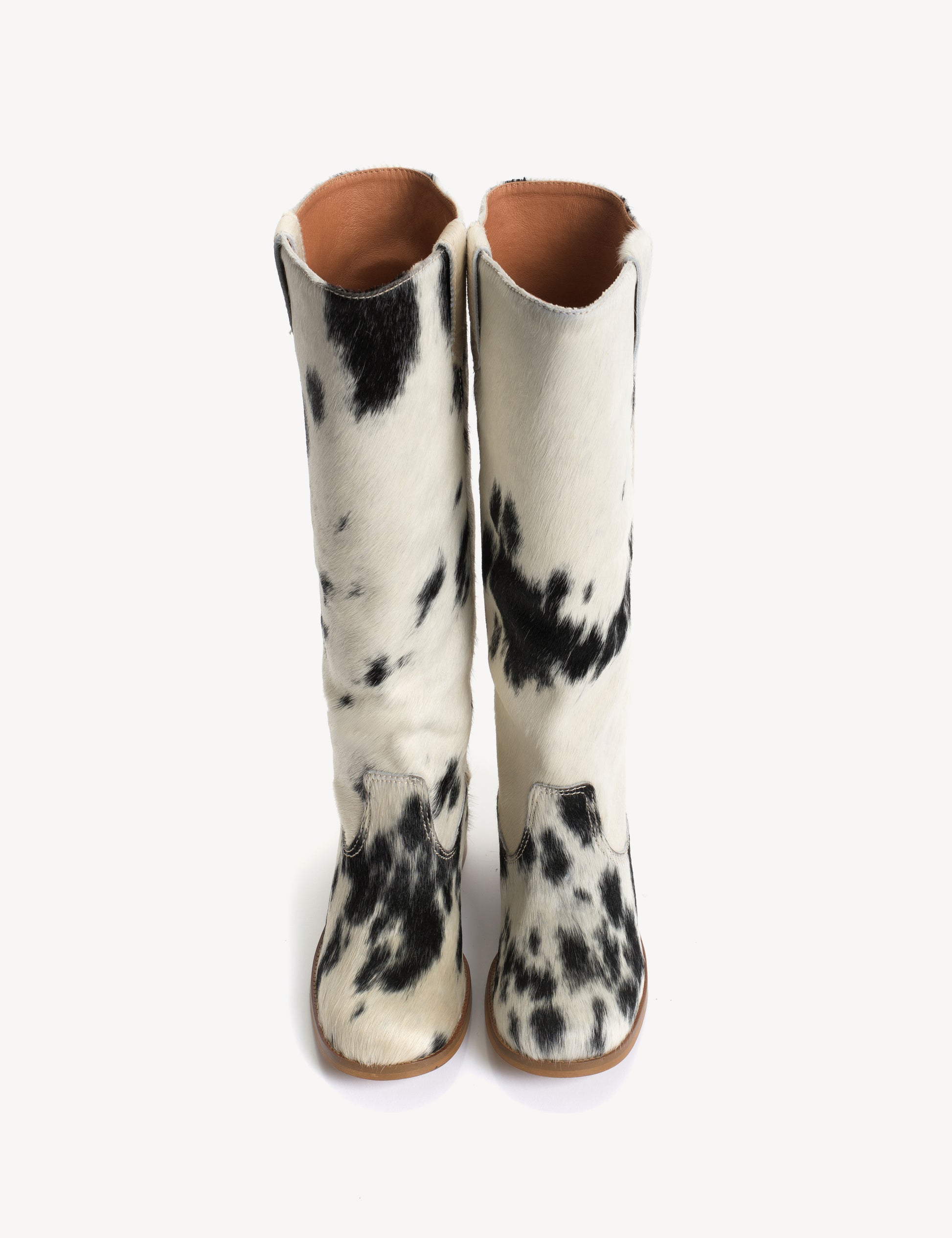 Ann Gaucho Boot In Cow Fur
