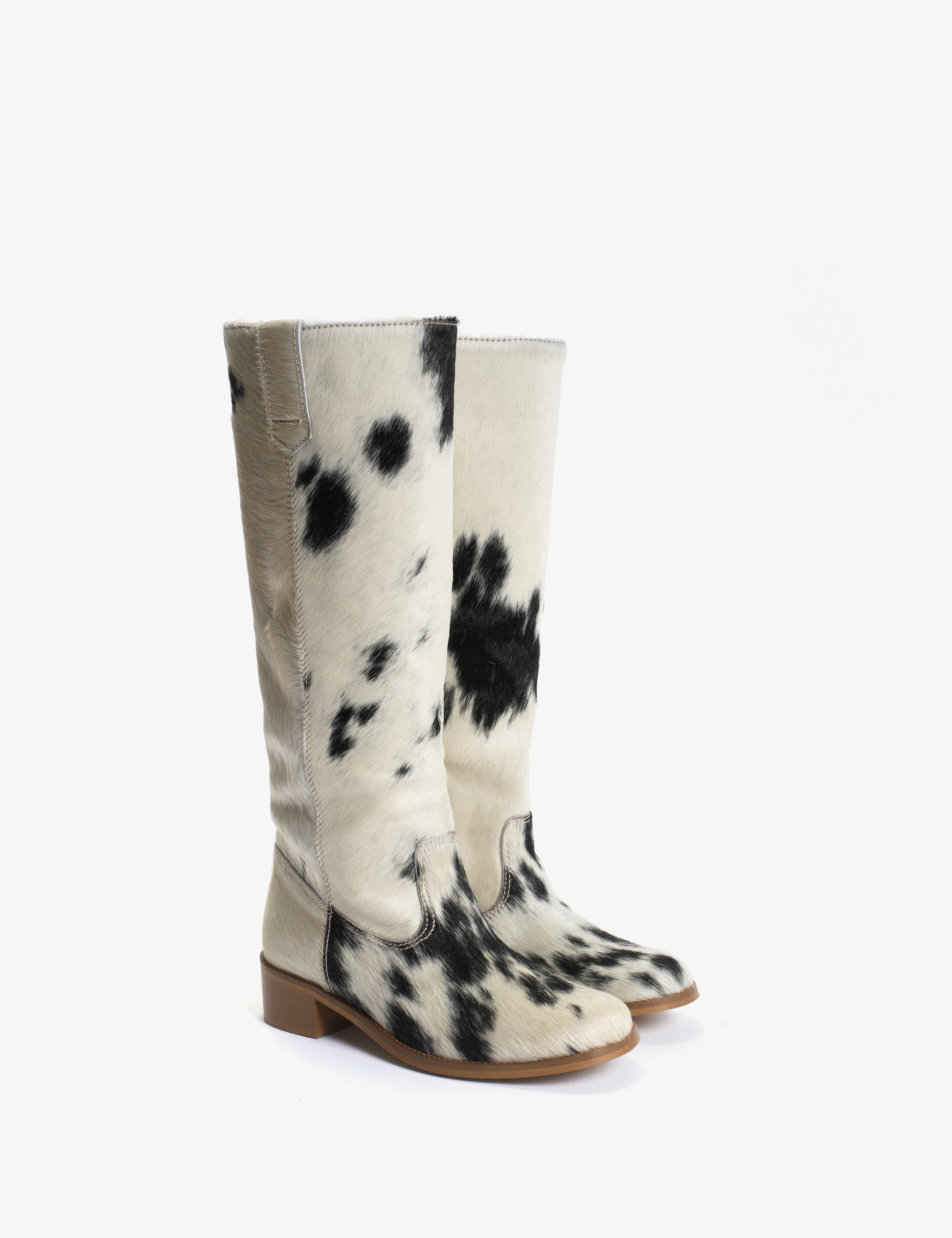 Ann Gaucho Boot In Cow Fur