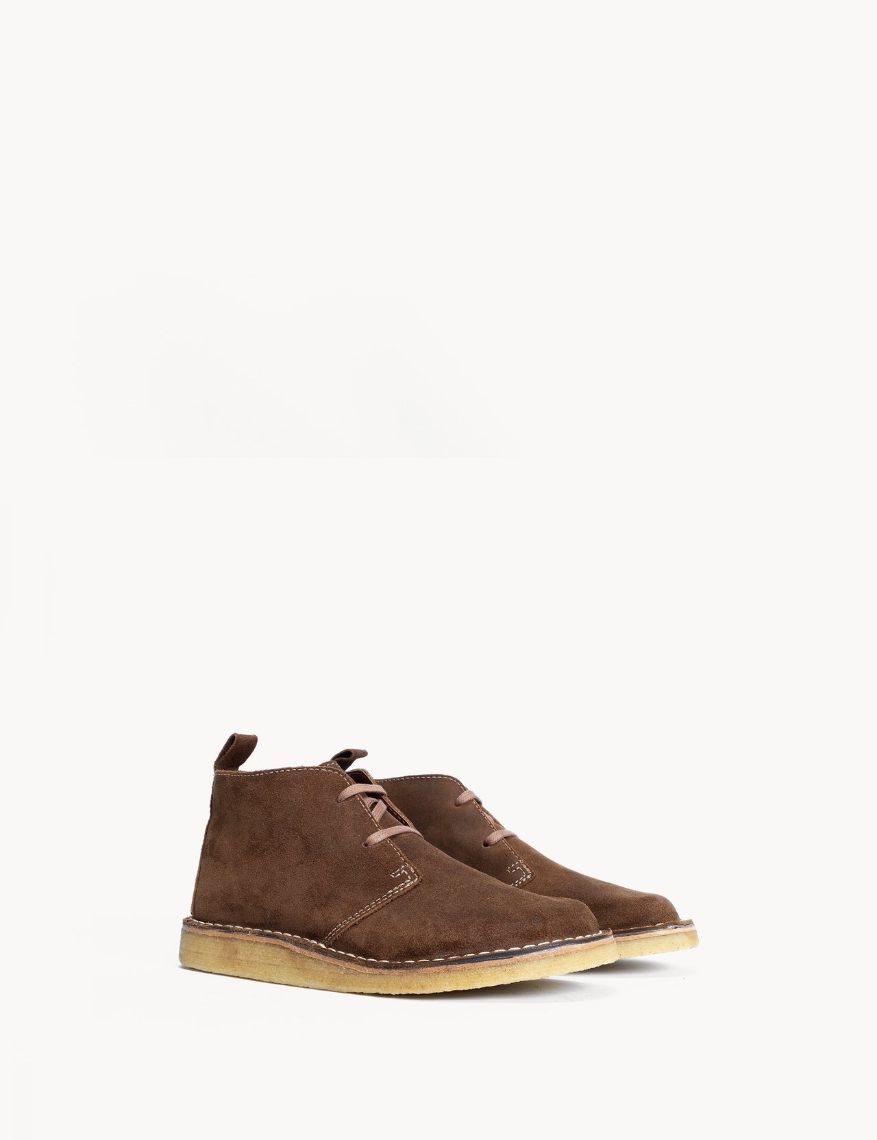 Silja In Cognac Waxed Suede With a Crepe Sole